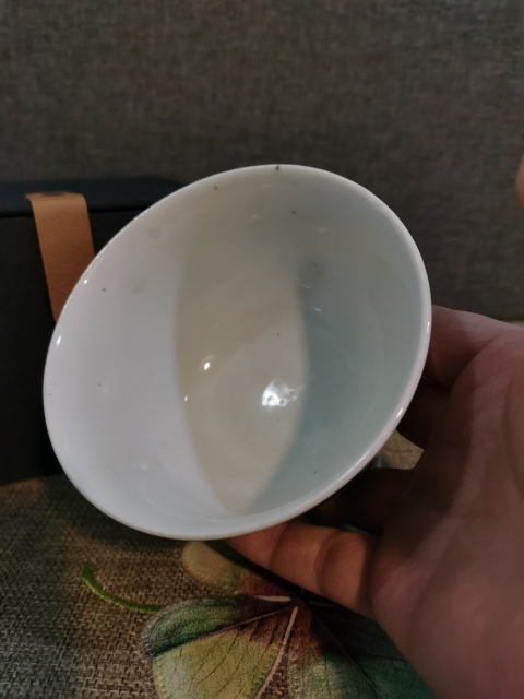 古玩陶瓷【精美高足杯】民國青花山水紋高足碗拍賣,當前價格280元