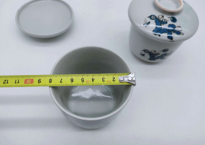 古玩陶瓷嬰戲紋蓋杯拍賣,當前價格268元