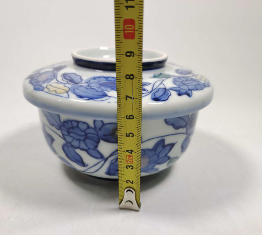 古玩陶瓷花卉紋蓋杯拍賣,當(dāng)前價(jià)格260元