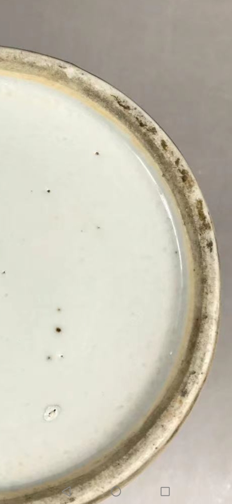 古玩陶瓷青花加彩人物帽筒拍賣,當前價格36000元