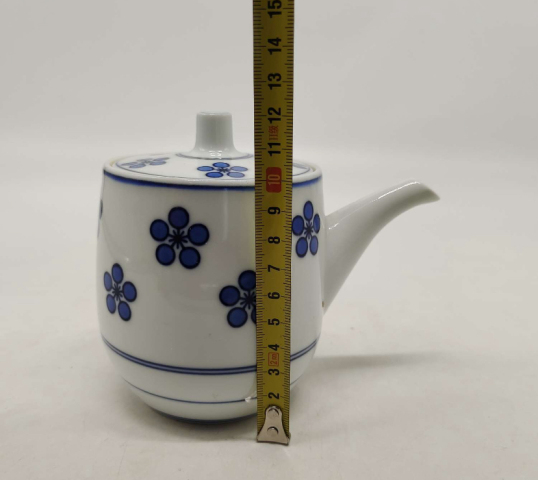 古玩陶瓷梅花壺拍賣,當前價格220元