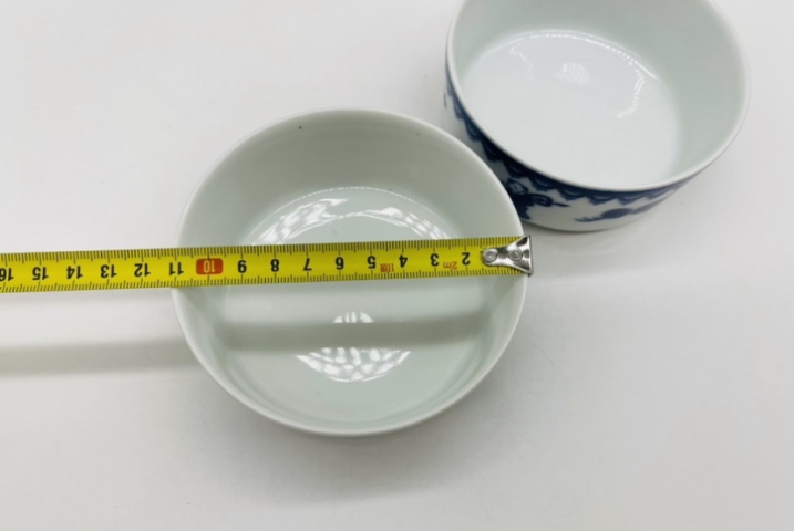 古玩陶瓷嬰戲紋青花小碗拍賣，當前價格220元