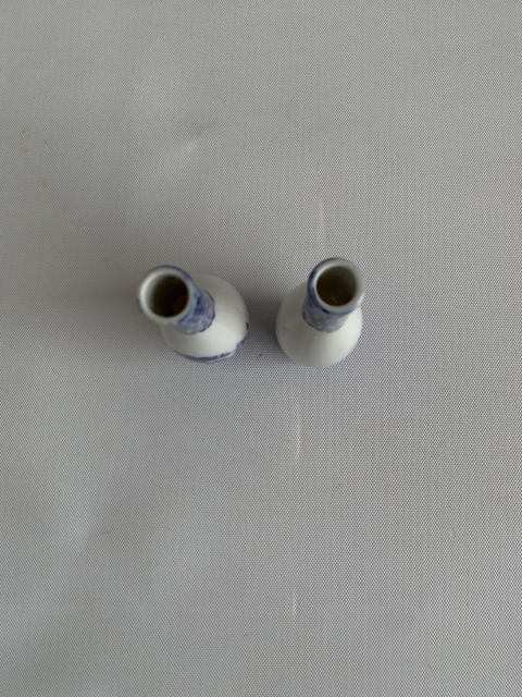 古玩陶瓷青花松梅竹瓶拍賣,當前價格220元