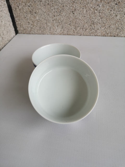 古玩陶瓷嬰戲紋青花小碗拍賣，當前價格220元