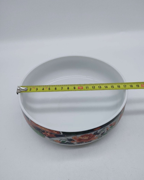 古玩陶瓷花卉紋羅漢缽拍賣，當(dāng)前價(jià)格150元