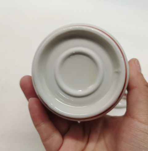 古玩陶瓷蝦紋描金彩瓷蓋杯拍賣，當前價格198元