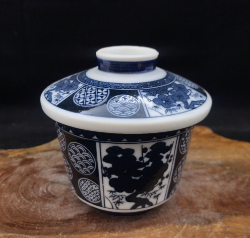 古玩陶瓷青花蓋杯拍賣，當前價格198元