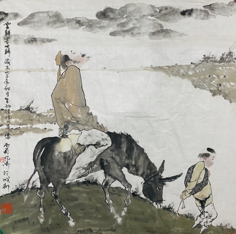 古玩字畫孔凡濤老師收藏級精品人物 很美 眼前一亮拍賣，當前價格1500元