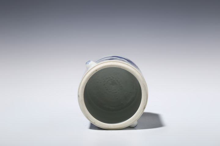 古玩陶瓷清晚?山水人物蓋盅（優品）拍賣，當前價格2980元