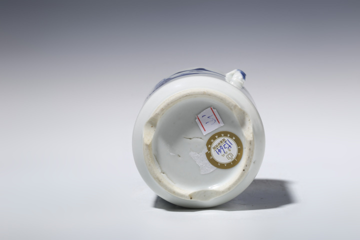 古玩陶瓷清晚?山水人物蓋盅（優品）拍賣，當前價格2980元