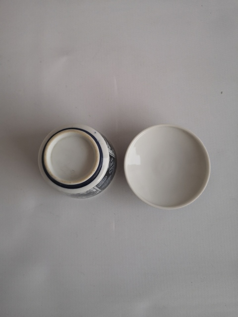 古玩陶瓷青花蓋杯拍賣，當前價格198元