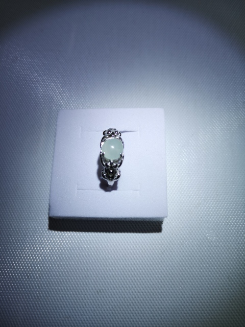 古玩玉器翡翠男戒指拍賣，當前價格550元