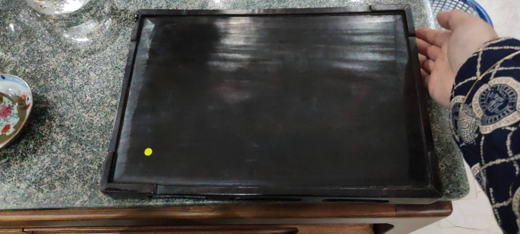 古玩雜項木托盤拍賣，當前價格3500元