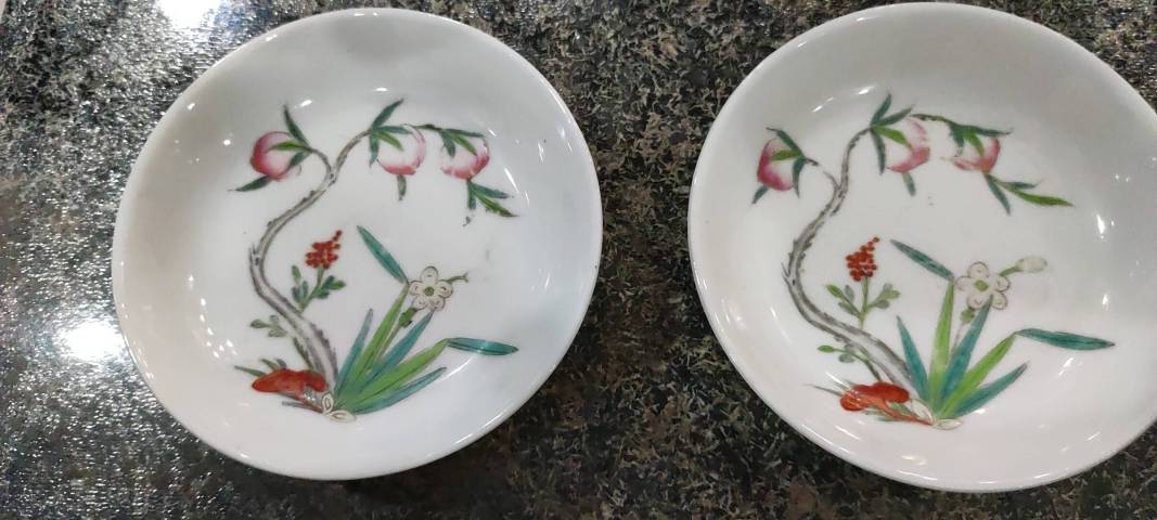 古玩陶瓷粉彩盤拍賣，當前價格2800元
