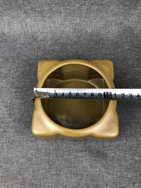古玩陶瓷(已保真)茶葉末琮式洗拍賣,當前價格980元