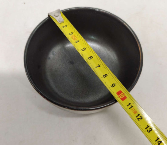 古玩陶瓷花蝶紋碗拍賣,當前價格130元