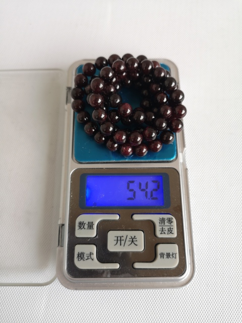 古玩玉器石榴石項鏈拍賣,當前價格480元