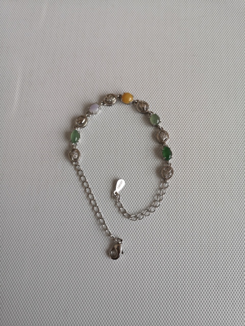古玩玉器翡翠手鏈拍賣,當前價格550元