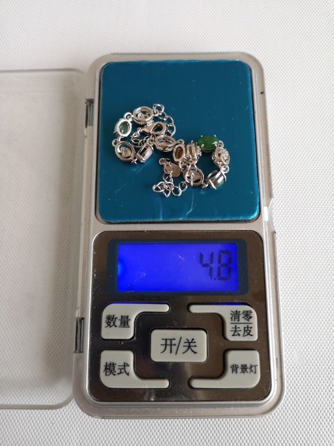 古玩玉器翡翠手鏈拍賣,當前價格550元