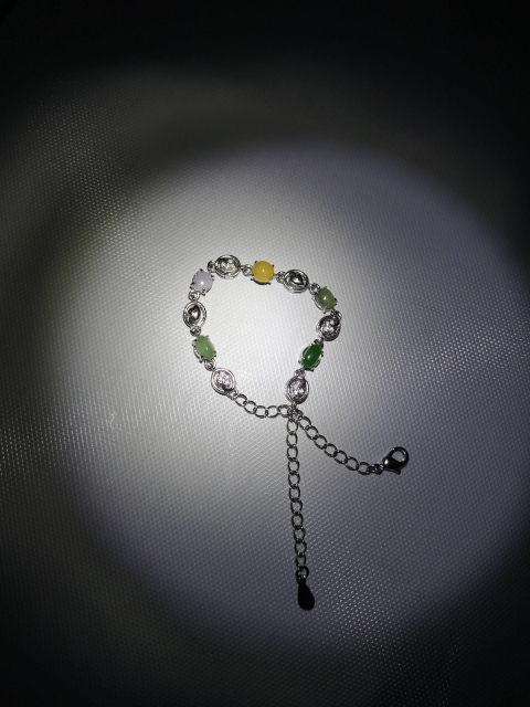 古玩玉器翡翠手鏈拍賣,當前價格550元