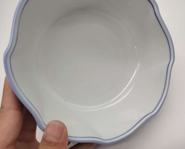 古玩陶瓷花卉紋青花碗拍賣，當(dāng)前價(jià)格120元
