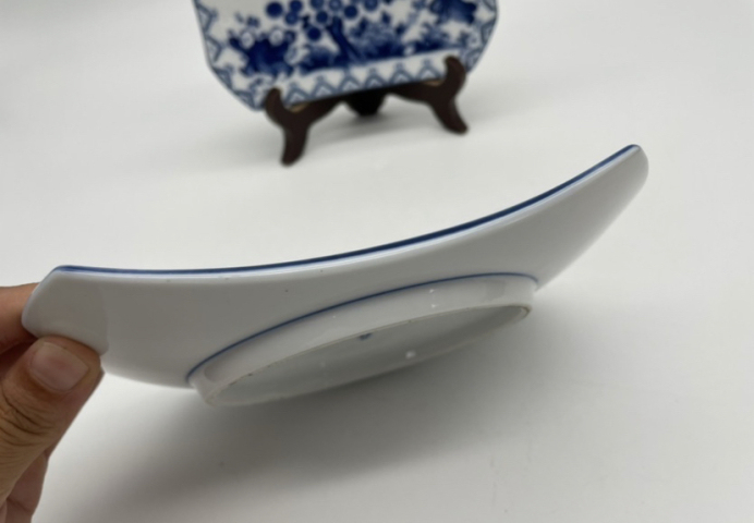 古玩陶瓷嬰戲紋青花盤拍賣,當前價格298元