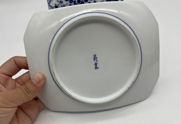 古玩陶瓷嬰戲紋青花盤拍賣,當前價格298元