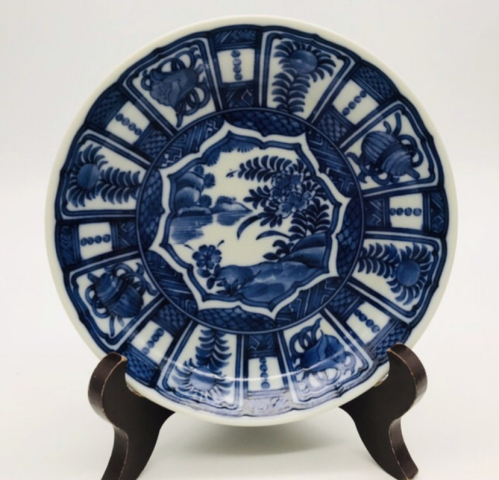 古玩陶瓷青花盤拍賣，當前價格168元