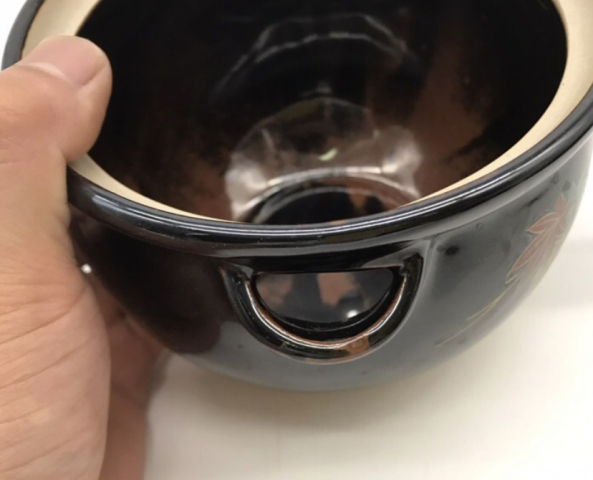 古玩陶瓷側把壺拍賣，當前價格298元