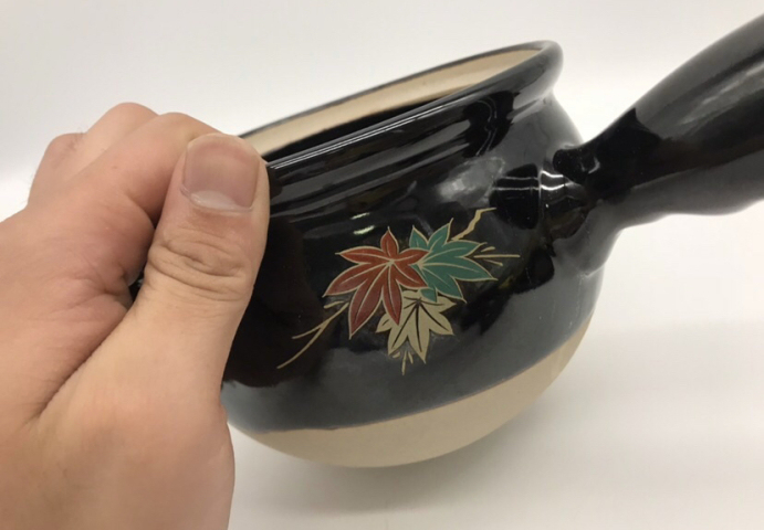 古玩陶瓷側把壺拍賣，當前價格298元