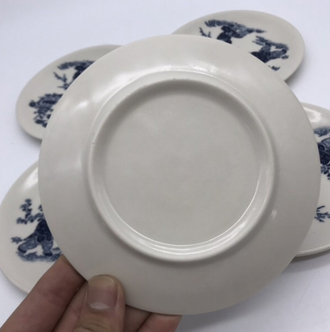 古玩陶瓷嬰戲紋青花盤拍賣，當前價格398元