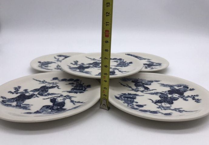 古玩陶瓷嬰戲紋青花盤拍賣，當前價格398元