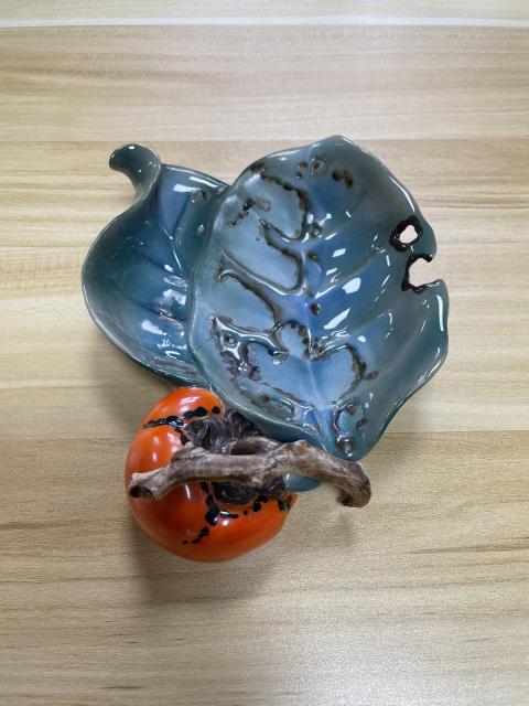 古玩陶瓷柿柿如意 仿生筆洗拍賣,當前價格620元