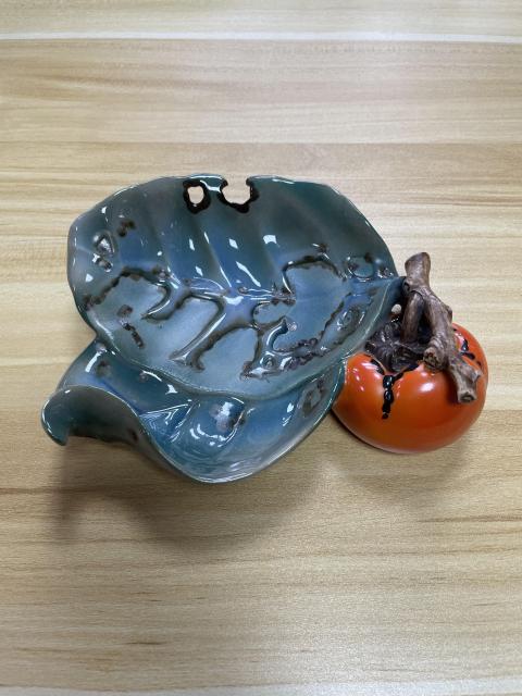 古玩陶瓷柿柿如意 仿生筆洗拍賣,當前價格620元