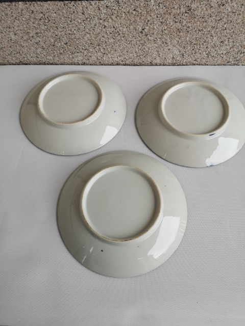 古玩陶瓷嬰戲紋青花盤拍賣，當前價格350元