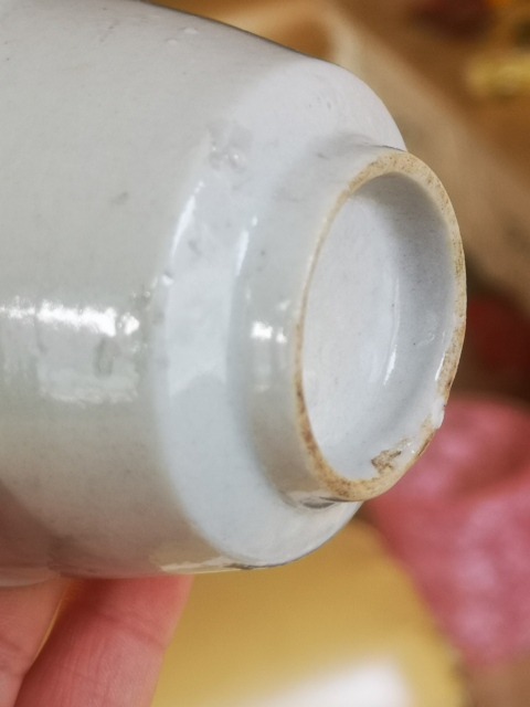 古玩陶瓷清代.白釉唇口釉（喝茶飲酒利器）拍賣，當前價格100元
