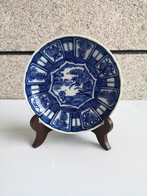 古玩陶瓷青花盤拍賣，當前價格168元