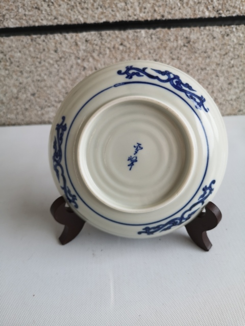 古玩陶瓷青花盤拍賣，當前價格168元