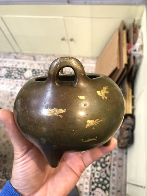 古玩銅器爐子拍賣，當前價格76000元