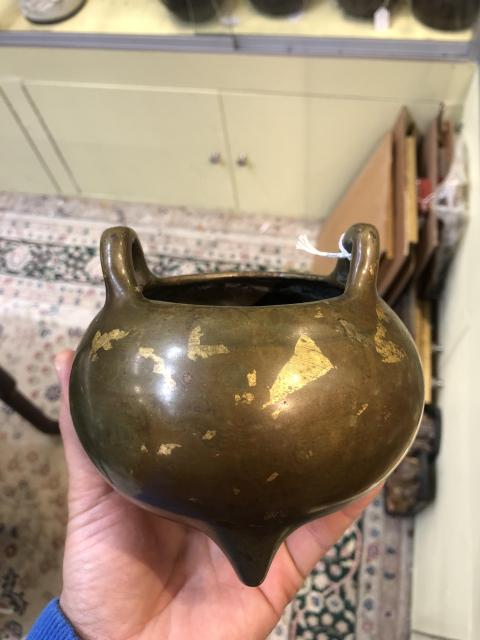 古玩銅器爐子拍賣，當前價格76000元