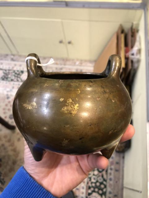 古玩銅器爐子拍賣，當前價格76000元