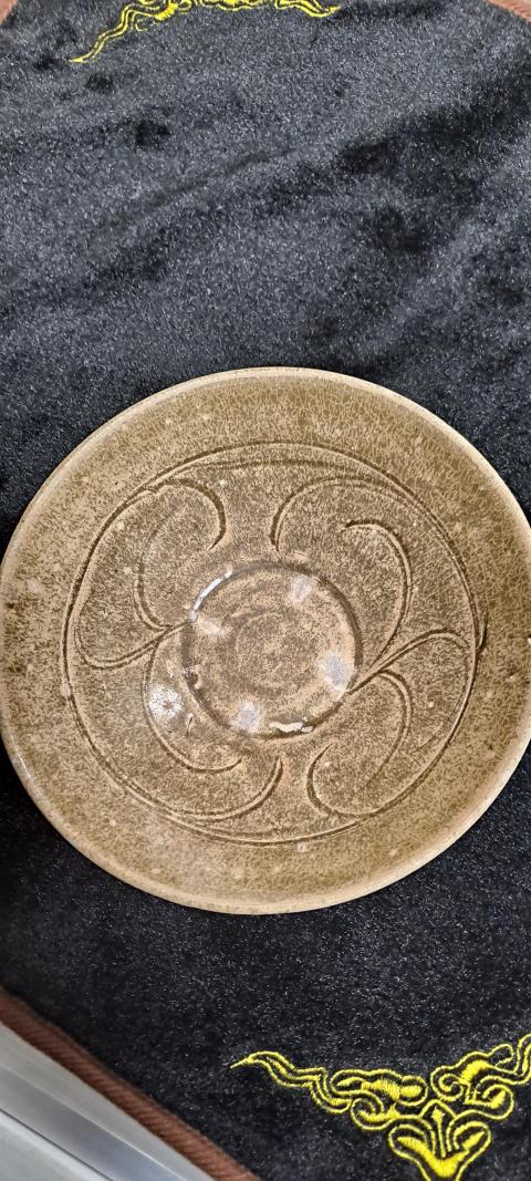 古玩陶瓷同安窯青釉碗拍賣，當前價格1600元