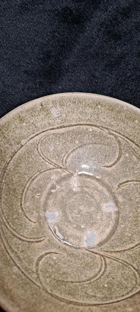 古玩陶瓷同安窯青釉碗拍賣，當前價格1600元