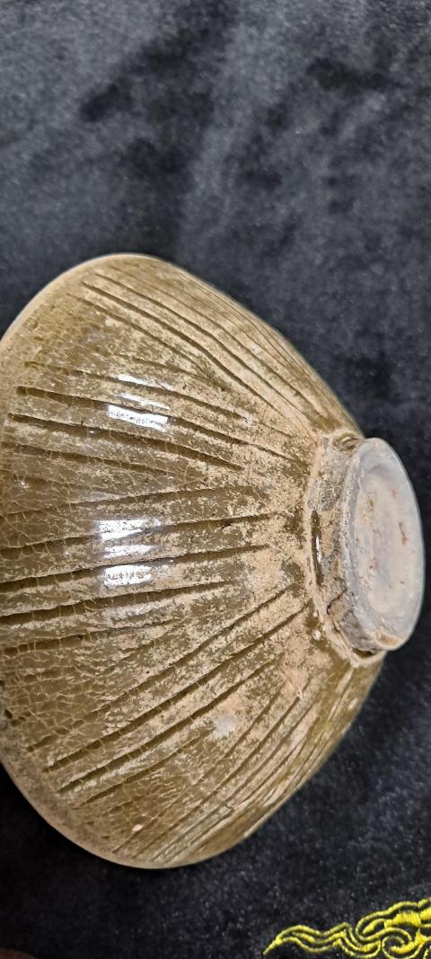 古玩陶瓷同安窯青釉碗拍賣，當前價格1600元