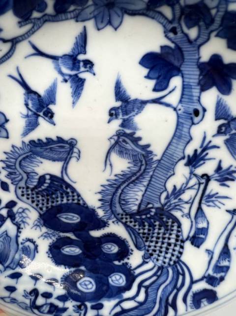 古玩陶瓷青花小盤拍賣，當(dāng)前價(jià)格4000元