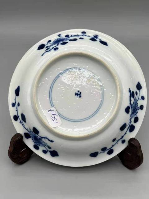 古玩陶瓷青花小盤拍賣，當(dāng)前價(jià)格4000元