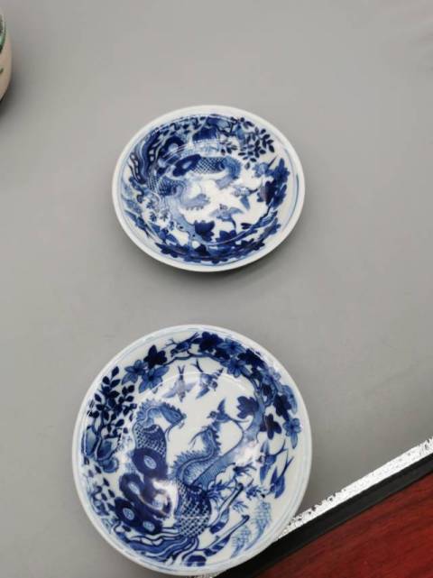 古玩陶瓷青花小盤拍賣，當(dāng)前價(jià)格4000元