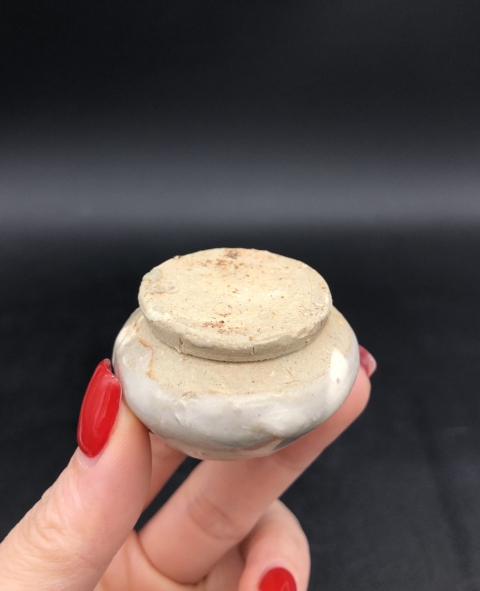 古玩陶瓷元代白釉提籃水盂拍賣,當(dāng)前價(jià)格2680元