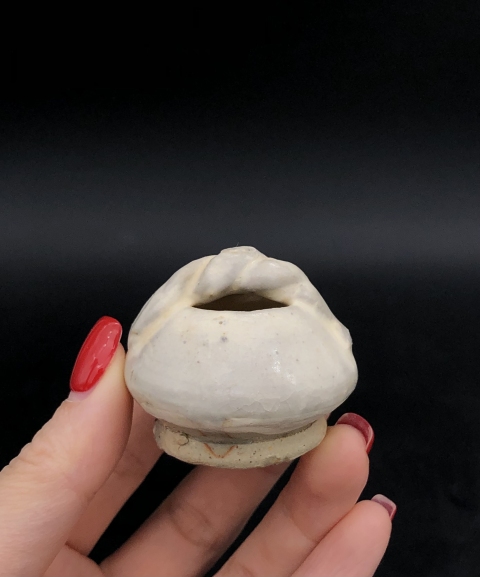 古玩陶瓷元代白釉提籃水盂拍賣,當(dāng)前價(jià)格2680元