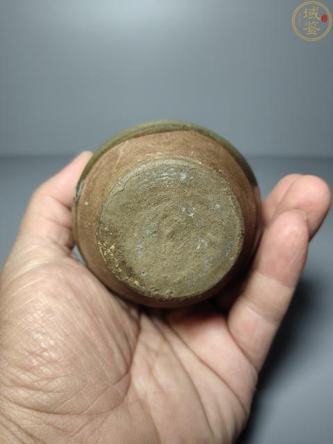古玩陶瓷唐代?耀州窯茶葉末釉雙系盤口凈瓶拍賣,當前價格4800元